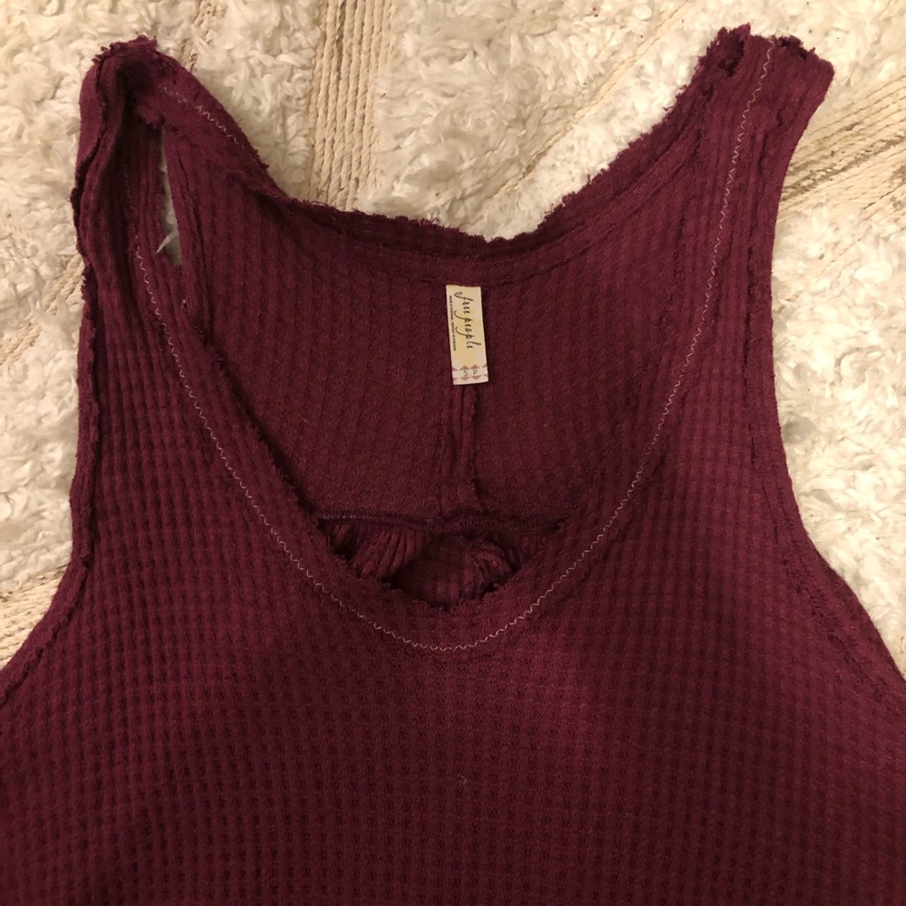 Free people thermal flowy tank